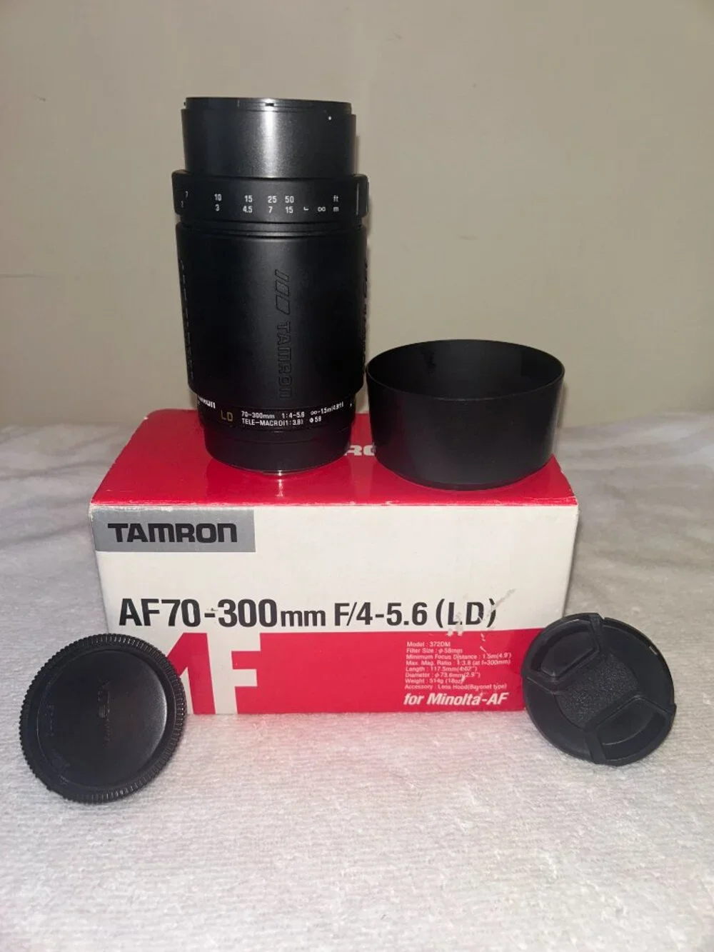 Tamron AF70-300mm f=4-5.6 LD 372DM For Sony Minolta AF NEW OPEN BOX!